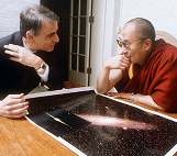 The Dalai Lama  Carl Sagan Cosmos Contact, Dalai Lama  Dalai Lama and Carl Sagan Buddhism Buddha Dalai Lama Compassion and Science, We are Star Stuff, Contact, The Universes are continually rebirthing themselves... Buddhism's reincarnation is one with the Cosmos.Cosmos, Space, Contact, Buddhism, Buddha Choose to be optimistic, it feels better.  Compassion, Tolerance, Peace We are in the Universe and The Universe is also within us. Just like the Nebulas Just like ourselves, Everything is reborn and continues. Nebula Stone Reincarnation, Buddhism The Circle of Life