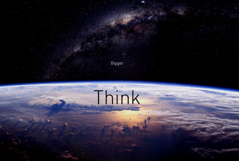 THINK Bigger Carl Sagan Pale Blue Dot nebulastone.com