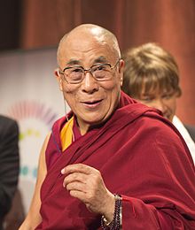 The Dalai Lama, Jetsun Jamphel Ngawang Lobsang Yeshe Tenzin Gyatso won the Nobel Peace Prize in 1989, His holiness the 14th Dalai Lama